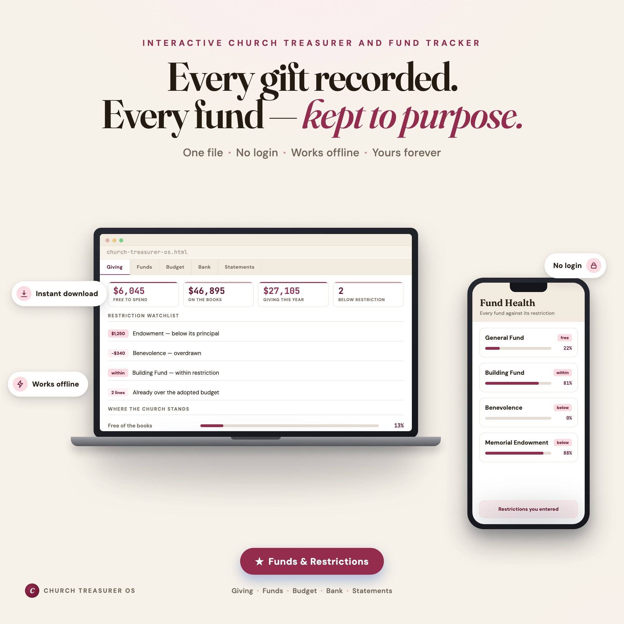 Church Treasurer OS