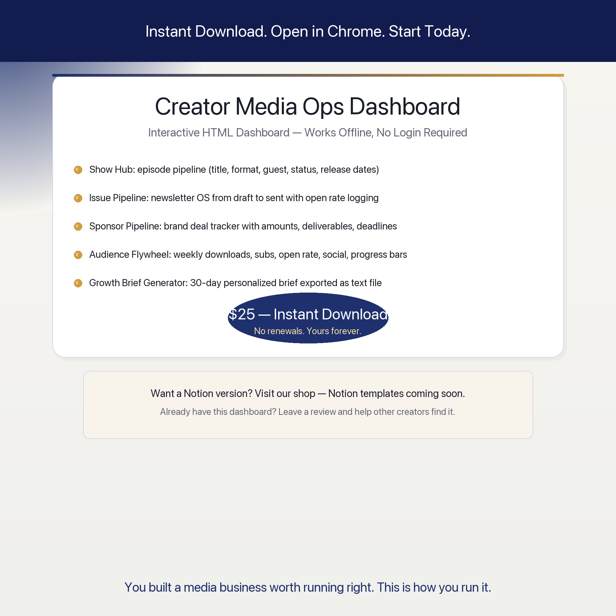 Creator Media Ops Dashboard — image 10