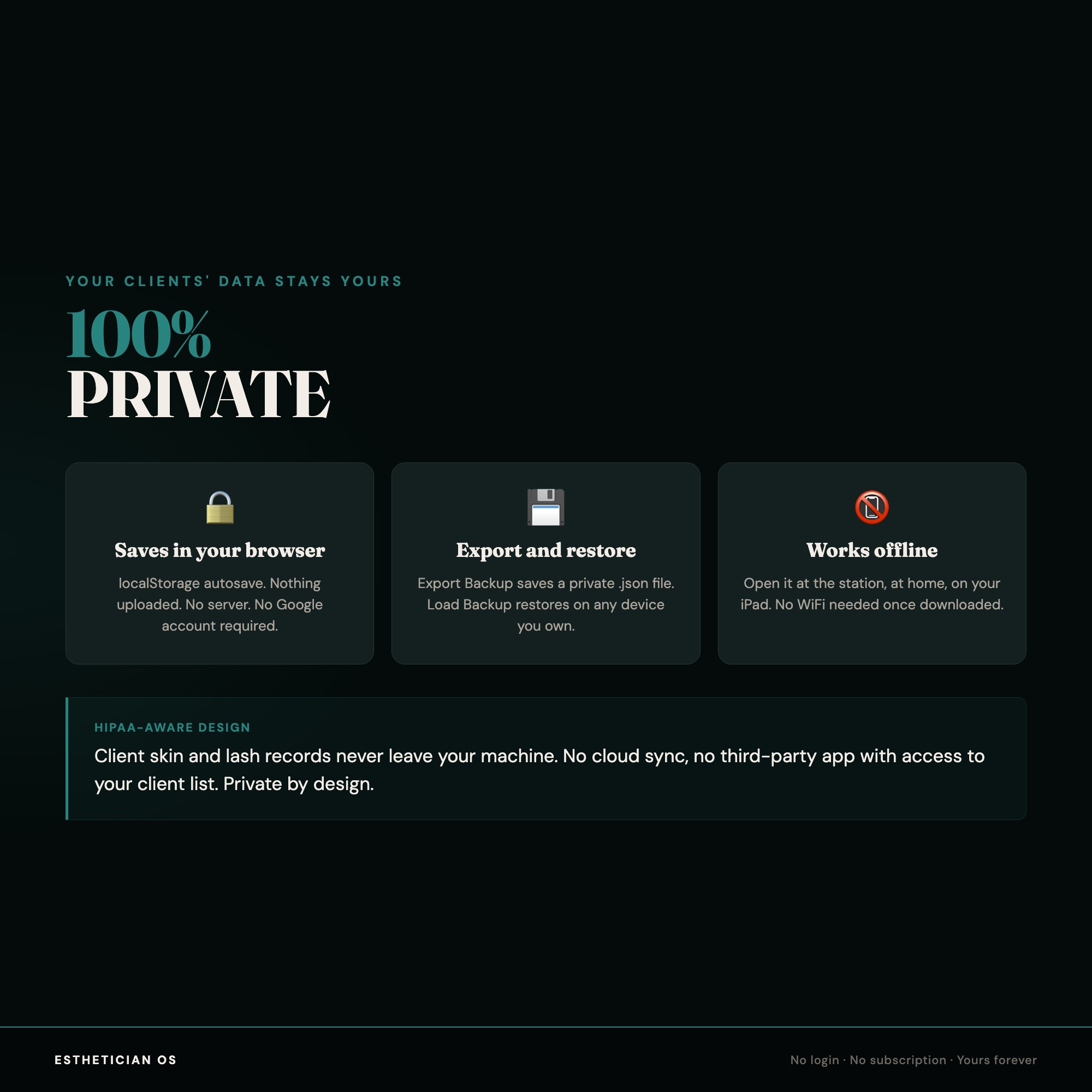 Esthetician OS, Skincare & Lash Client Book, Appointment & Retail Tracker, Treatment Pricing & Rebooking Calculator — image 6