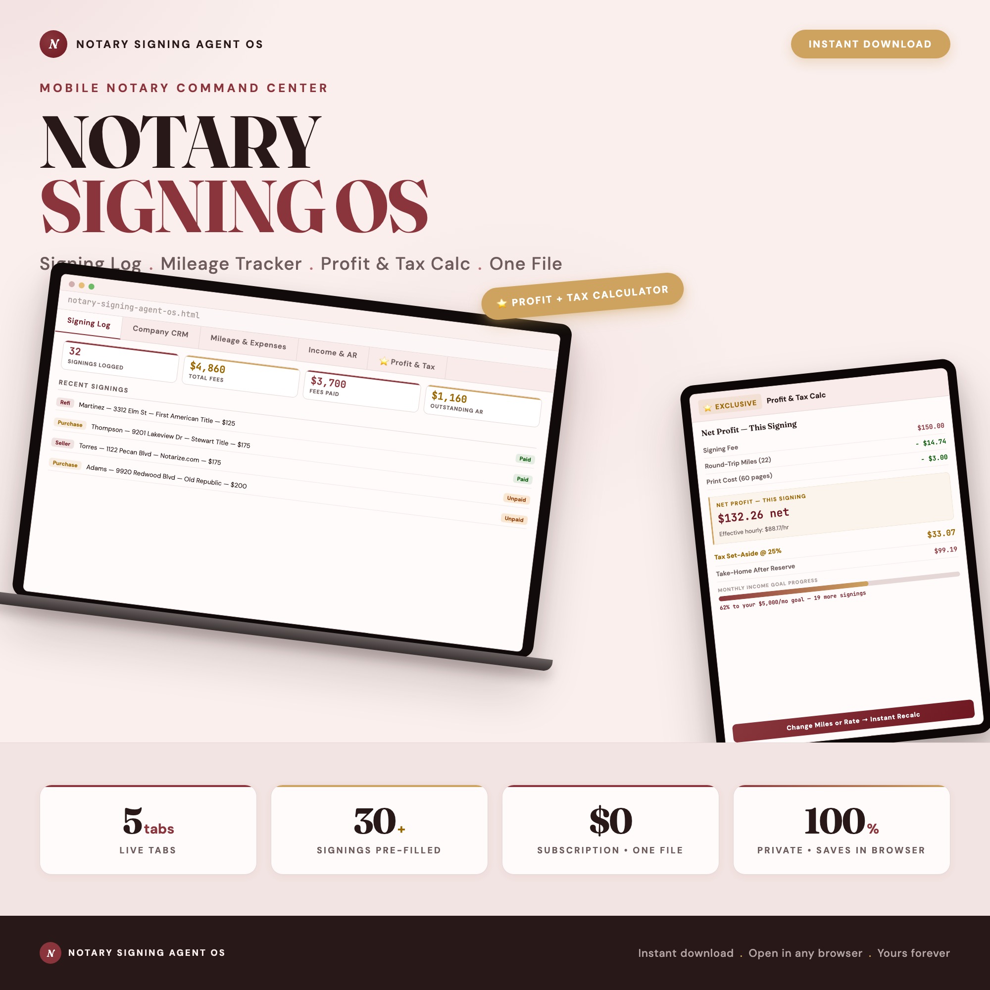 Notary Signing Agent OS