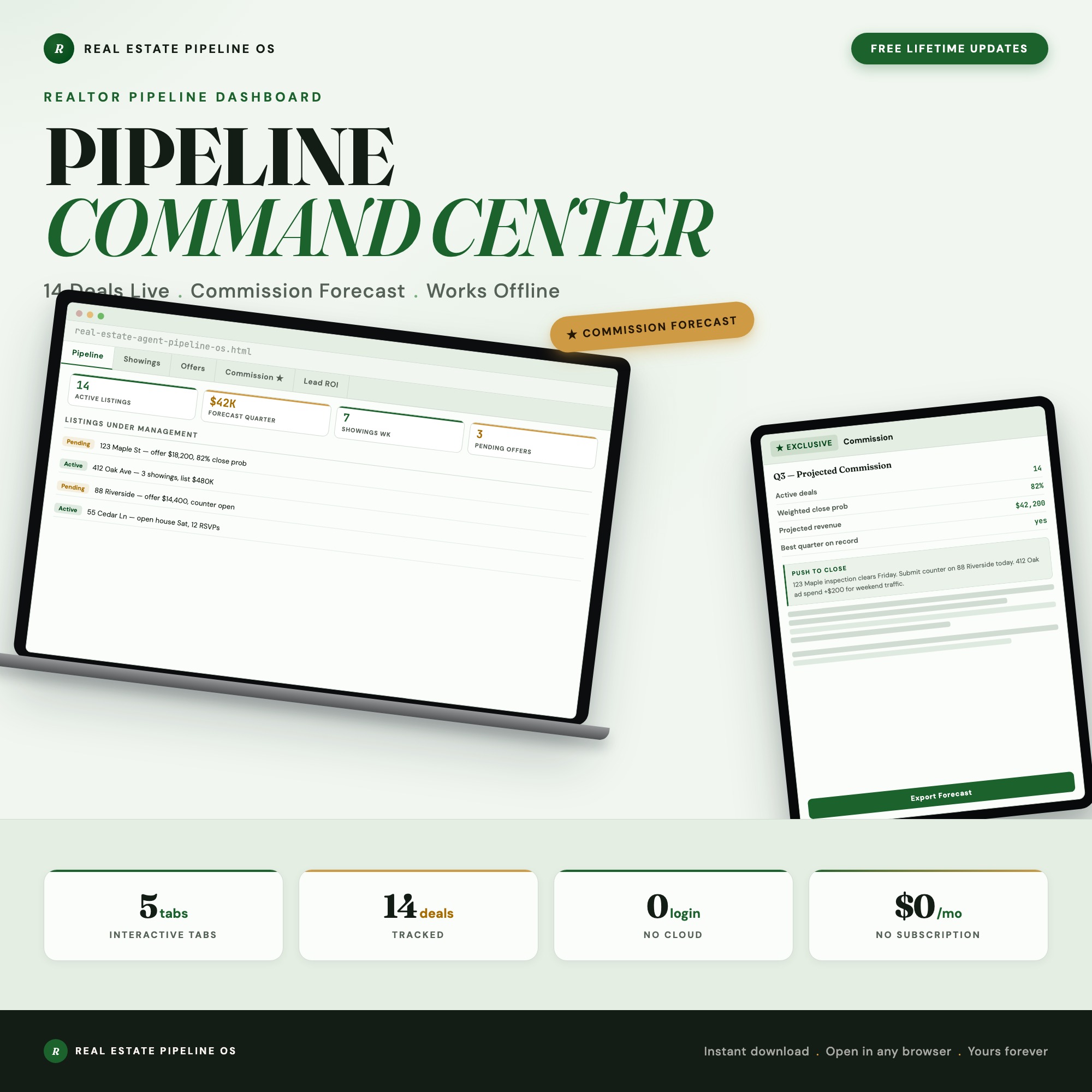Real Estate Agent Pipeline OS: Interactive Dashboard | Li…