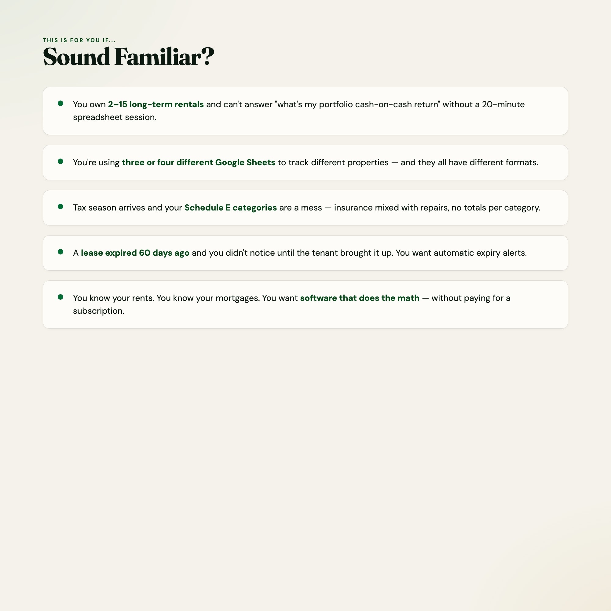 Rental Property Investor OS, Interactive Landlord Dashboard, Cash Flow Tracker, Cap Rate Calculator, Portfolio ROI — image 9